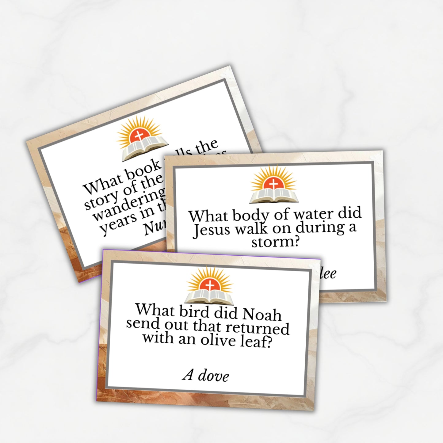 Bible Trivia (120 Cards)